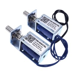 DC 12V 24V Electric Locks Electromagnet TAU-S0837DL-D Stroke 10mm Magnetic Lock for the Cabinet Door Lock