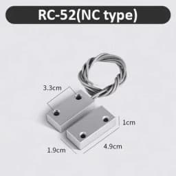 NC Door Sensor Metal Wired Roller Shutter Door Magnetic Contact Reed Switch for Security Alarm System