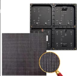 P4 LED Screen Panel Module 256×256mm 64*64 Pixels 1/32 Scan Indoor SMD Store Front Sign Full Color P4 LED Display Panel Module