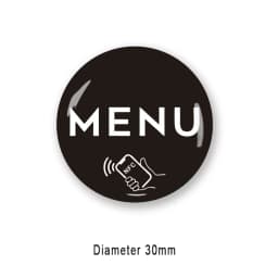 On-Metal Google Reviews Instagram Facebook NFC Tag Sticker Epoxy Lables for Social Media