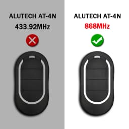 ALUTECH AT 4N 868 MHz Garage Door Remote Control 868.35MHz Rolling Code ALUTECH AT-4N Remote Control Garage Door Opener Command