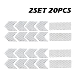 10~50Pcs Reflective Stickers Used for Safety Helmet Night Working Safe Driving Warning Motorcycle Helmet Car Reflection Sticker