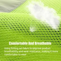 New Summer Breathable Safety Vest Night Work Security Sleeveless Road Construction Workwear Zipper Pockets Unisex