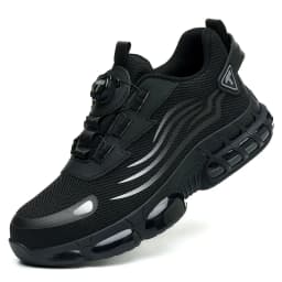 Botones Giratorios Zapatos De Seguridad Masculinos, Zapatos De Trabajo, Botas De Seguridad Anticoagulantes Tactical Boots