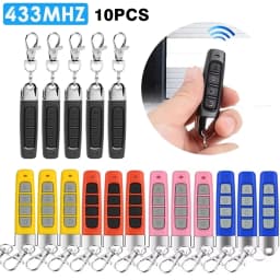 10-50PCS 433MHZ Remote Control 4 Channe Garage Gate Door Opener Remote Control Duplicator Clone Cloning Code Car Key