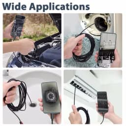 8mm 1080P Endoscope Automotive Boroscope Inspection Device Camera For Apple Iphone IOS Smart Phone Android Type C Cars Mobile