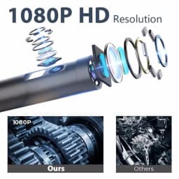 8mm 1080P Endoscope Automotive Boroscope Inspection Device Camera For Apple Iphone IOS Smart Phone Android Type C Cars Mobile