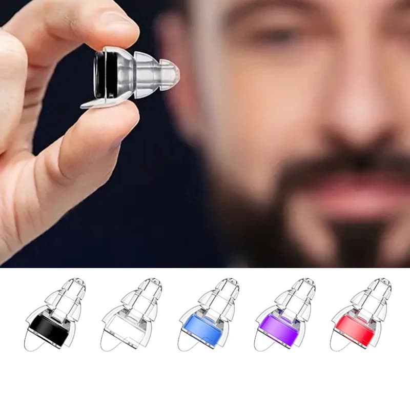 High Fidelity Concert Earplugs for Concerts Musicians,Earplugs for Noise Reduction,Ear Protection for Music Festivals
