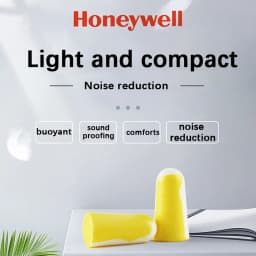 Honeywell 303S Anti-Noise Sleep Earplugs Small Industrial Noise Reduction SNR=32dB Noise-Isolating Earplugs Soft Noise Reduction