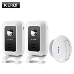 KERUI M7 Wireless Welcome Motion Sensor Security Alarm 32 Songs DoorBell Chime Smart Home LED Night Light Door Window Store Shop