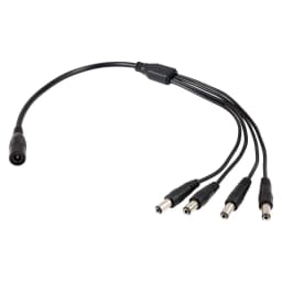 5.5 x 2.1mm 1 Female to 2 4 8 Male DC Power Splitter Plug Cable Adapter 12V For CCTV Home Security Camera Accessories DVR LED