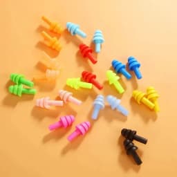 20-160pcs Ear Plugs Sound insulation Waterproof Silicone Ear Protection Earplugs Anti-noise Sleeping Plug For Noise Reduction