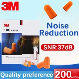 3M】Anti-Noise Earplugs Industrial Earplugs Mute Mechanical Noise Noise Insulation Noise Reduction Protection Earplugs 3m Brand.