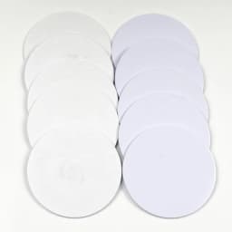 10pcs/Lot 125Khz TK4100 EM4100 RFID Coin ID Card With Adhensive Sticker Read Only Diameter 18mm 25mm 30mm for Access Control