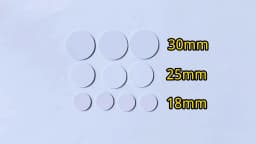 10pcs/Lot 125Khz TK4100 EM4100 RFID Coin ID Card With Adhensive Sticker Read Only Diameter 18mm 25mm 30mm for Access Control
