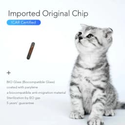 5pcs 1.4*8mm FDX-B Microchips 134.2KHz Animal Chip Microchip Veterinary Pet Syringe RFID Injector Animal Transponder Pet Reader