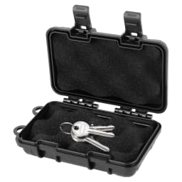 Magnetic Hide-A-Key Holder Waterproof Under Car Hide Key Box with Strong Magnets or Spare Keys & GPS Locator Storage Hide-A-Key