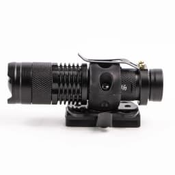 JOAXOR Tactical Helmet ARC Rail Light LED Mini Flashlight With 20mm Picatinny Rail Mount Strobe/Strong/Low Lamp 500 Lumens