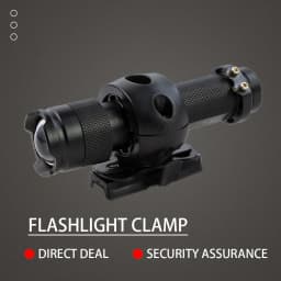 JOAXOR Tactical Helmet ARC Rail Light LED Mini Flashlight With 20mm Picatinny Rail Mount Strobe/Strong/Low Lamp 500 Lumens