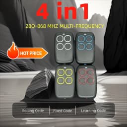 Garage Door Remote Control Duplicator 280-900MHz 433 433.92MHz Code Grabber Clone Gate Key Fob Command Hand Transmitter