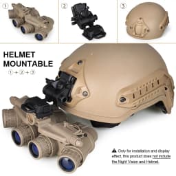 BOOIU New L4G24 NVG Tactical Helmet Mount Metal/Nylon Holder Bracket For PVS15/18 Goggles Night Vision Stent Helmet Accessories