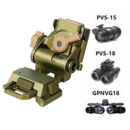 BOOIU New L4G24 NVG Tactical Helmet Mount Metal/Nylon Holder Bracket For PVS15/18 Goggles Night Vision Stent Helmet Accessories