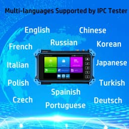 5.4" CCTV Tester Monitor Analog Camera Tester 8K IP Camera Tester IPC-5200C Plus PTZ VGA HDMI Input Cable Tracer PoE CCTV Tester