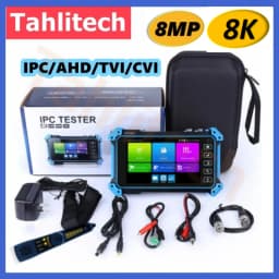 5.4" CCTV Tester Monitor Analog Camera Tester 8K IP Camera Tester IPC-5200C Plus PTZ VGA HDMI Input Cable Tracer PoE CCTV Tester