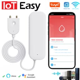 Tuya Smart WIFI Water Leakage Sensor Alarm Water Level Detector Flood Leakage Sensor APP Remote Control Security Alarm System