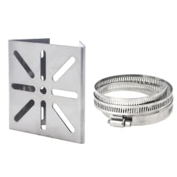 1 Set For Outdoor Pole Monitoring Bracket Univsesial Adapter Plate 100/200mm Long Hoop With Stainless Steel Camera Mount Panel
