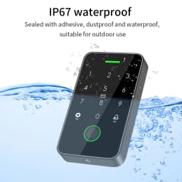 Dual RFID 125Khz+13.56MHz NFC APP Outdoor Fingerprint Access Control Keypad IP67 Waterproof Biometrics Door Opener with Gateway