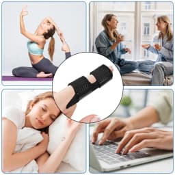 3/5pcs Ring Fingers Fixation Splint Socket Joint Dislocation Sprain Corrector Rehabilitation Support Straight Bending Protection