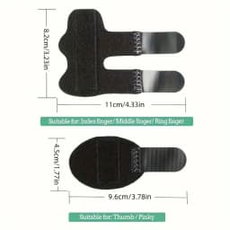 3/5pcs Ring Fingers Fixation Splint Socket Joint Dislocation Sprain Corrector Rehabilitation Support Straight Bending Protection