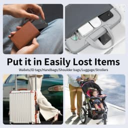 Bluetooth Wallet Tracker Card for Samsung Galaxy Smart Tag GPS Locator Item Finder Works with Samsung SmartThings