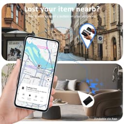 Bluetooth Wallet Tracker Card for Samsung Galaxy Smart Tag GPS Locator Item Finder Works with Samsung SmartThings