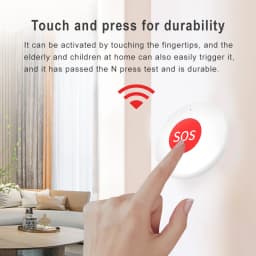 Zigbee / WIFI SOS Help Call Button Share with Family for Tuya App Emergency Alarm For Patient Kids Elderly Man with Hanging Rope