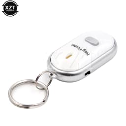 Remote Control Key Finder Wireless Anti-lost Keychain Whistle Flash Remote Kid Bag Wallet Key Finder Locator Alarm