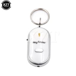Remote Control Key Finder Wireless Anti-lost Keychain Whistle Flash Remote Kid Bag Wallet Key Finder Locator Alarm