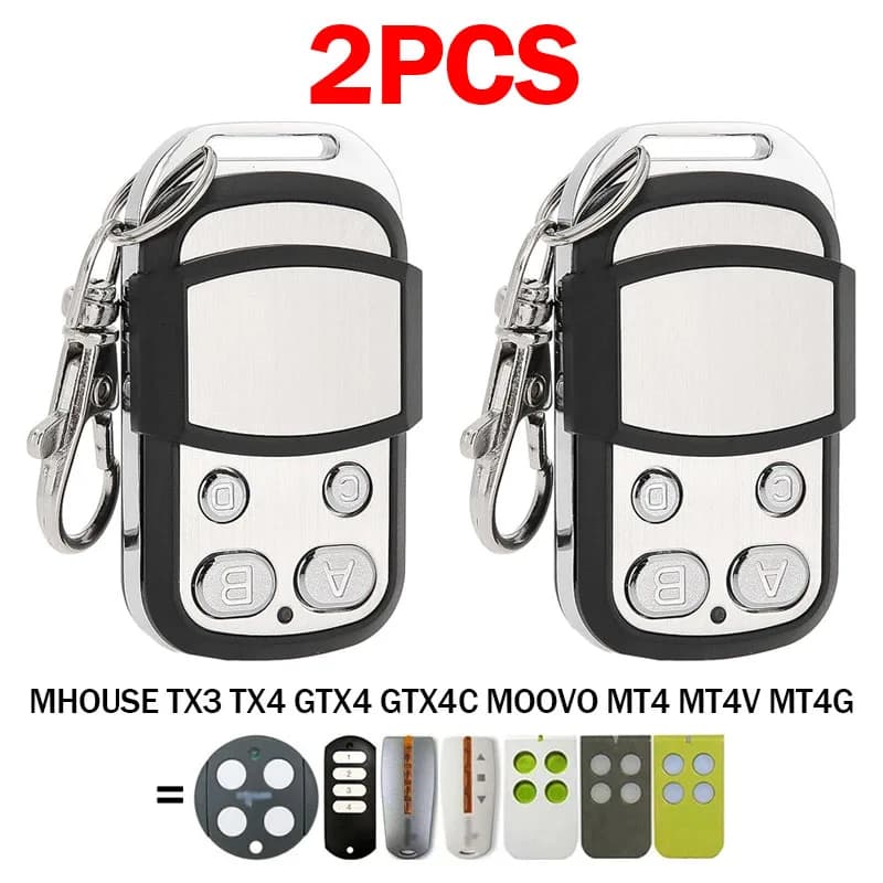 MHOUSE GTX4C GTX4 TX4 TX3 MOOVO MT4 MT4V MT4G Gate Remote Control / Garage Door Opener Remote Control 433.92MHz Rolling Code