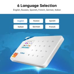 KERUI W181 Tuya Smart WIFI GSM Security Alarm System Works With Alexa Home Burglar Motion Detector Door Sensor Outdooor Camera
