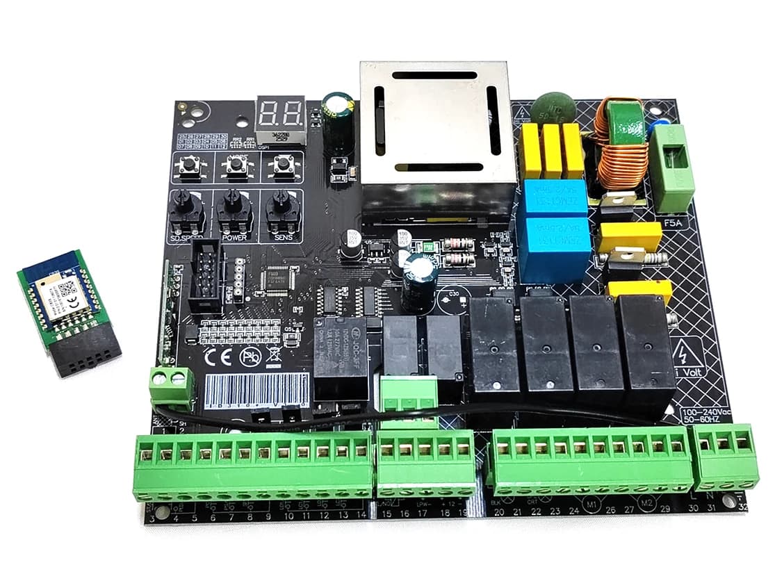 Works with Tuya WIFI 110V 230V Swing Gate Openers Circuit MAIN Board Universal Swing Gate Motor Mother Electronic Control Board