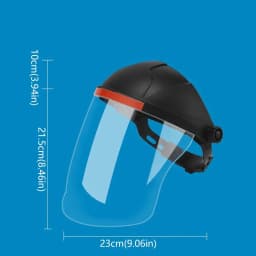 PC Plastic Welding Protective Mask Transparent Flip Front Visor Welding Helmet Full Protection Anti-UV Protective Face Cover