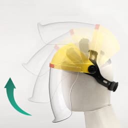 PC Plastic Welding Protective Mask Transparent Flip Front Visor Welding Helmet Full Protection Anti-UV Protective Face Cover