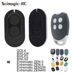 1/3/5/10pcs Compatible with Entrematic ZEN2 ZEN4 BIXLS2 BIXLP2 GOL4 BIXLG4 Garage Door Remote Control 433MHz Rolling Code