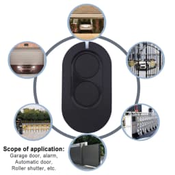 1/3/5/10pcs Compatible with Entrematic ZEN2 ZEN4 BIXLS2 BIXLP2 GOL4 BIXLG4 Garage Door Remote Control 433MHz Rolling Code