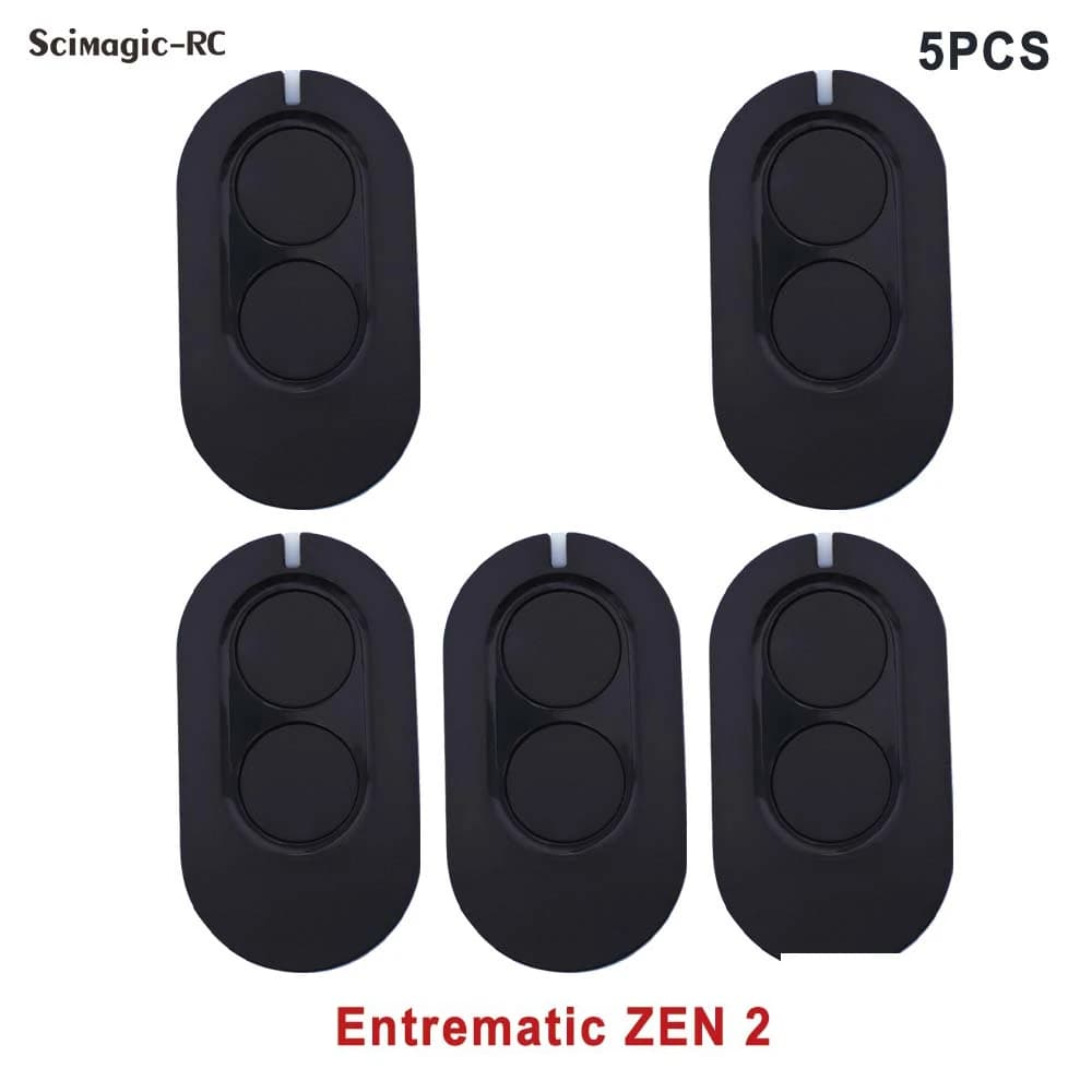 1/3/5/10pcs Compatible with Entrematic ZEN2 ZEN4 BIXLS2 BIXLP2 GOL4 BIXLG4 Garage Door Remote Control 433MHz Rolling Code