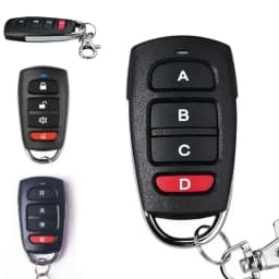 10/5pcs ABCD / Lock Unlock 4Button 433MHz Metal Push Button Remote Control Transmitter Universal 4 Buttons Garage Door Opener