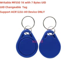 NFC RFID 13.56Mhz S50 1k with 0 block 7 Bytes UID Changeable Writable Smart Card Chinese Magic Key Tags IC Token for Clone