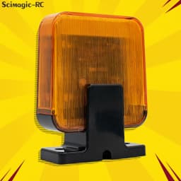 Warning Light for Sliding & Swing Gate Opener AC DC 12-265V Alarm Flashing Lamp Lndicator Light For Garage Gate Automatic Door