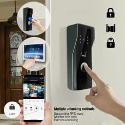 Hayway 10 " Tuya WiFI Smart 1080P Video Intercom System With Mobile Detection IPS Full Touch Monito ID Access Control Unlocking